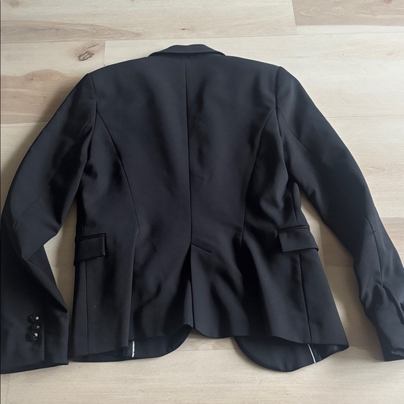 zara basic womens blazer black sz small - Picture 6 of 6